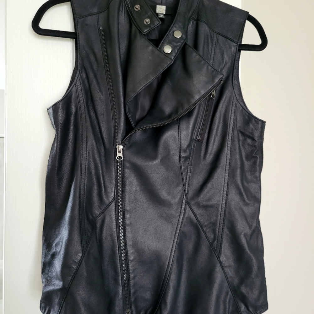 Saks Fifth Avenue leather vest